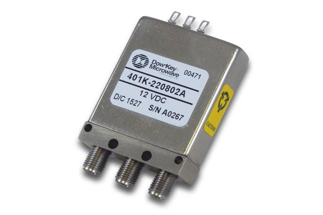 A Coaxial Single Pole Double Throw 401 Series Switch